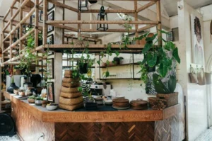 aesthetic coffee shop furniture